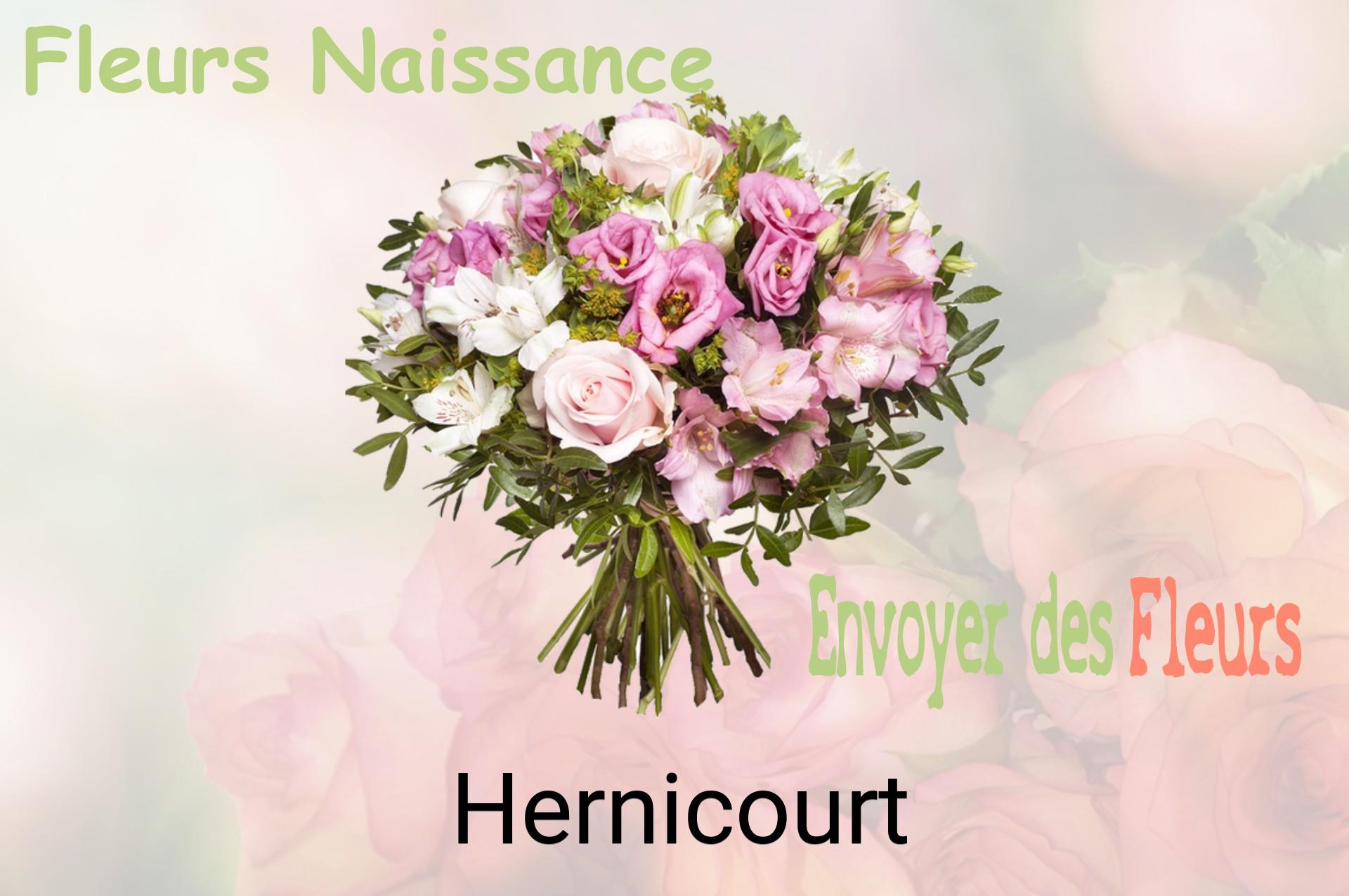 Bouquet de fleurs de naissance livré à Hernicourt